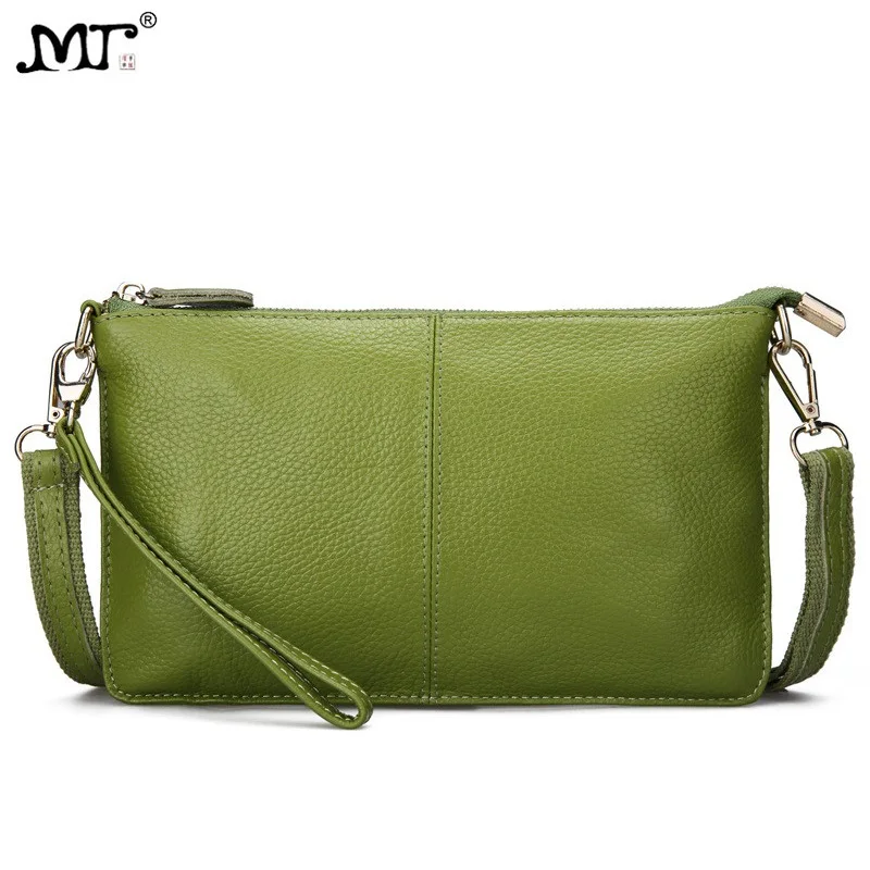 

MJ Women Genuine Leather Shoulder Bags Day Clutches Candy Color Bag Women's Fashion Real Leather Crossbody Bags Small Clutch Bag