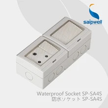 Saipwell AC 110-250 V 16A IP55 Водонепроницаемая большая Южная Африка разработанная розетка и переключатели комбинированное гнездо SP-SA4S