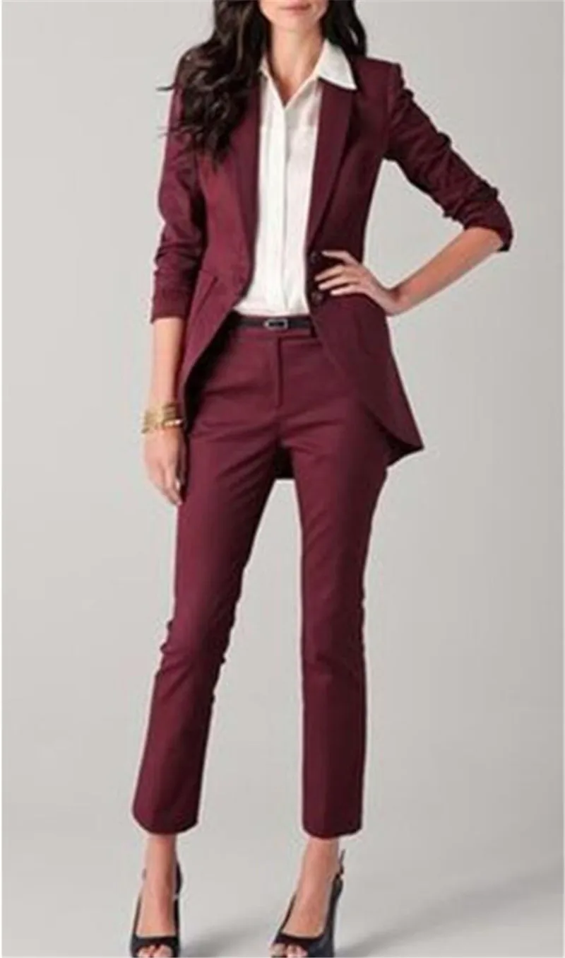 Red Wine Suit for Women/two Piece Suit/top/womens Suit/womens Suit  Set/wedding Suit/ Womens Coats Suit Set - Etsy | Suits for women, Woman suit  fashion, Wedding suit women