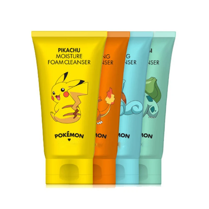 

Korea Cosmetics Pokemon Foam Cleanser 150ml Facial Cleanser Moisturizing Whitening Shrink Pore Oil Control Face Cleansing 1pc