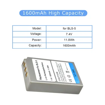 

4X PS-BLS5 BLS5 PS BLS5 Li-ion Rechargeable Battery+LCD Battery charger for Olympus PEN E-PL2,E-PL5,E-PL6,E-PL7,E-PM2,E-M10 L20