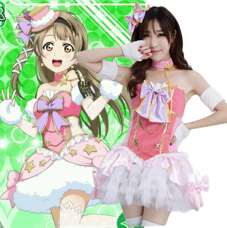 LoveLive Medley фестиваль Кодори минами горничная униформа косплей костюм Love Live полный