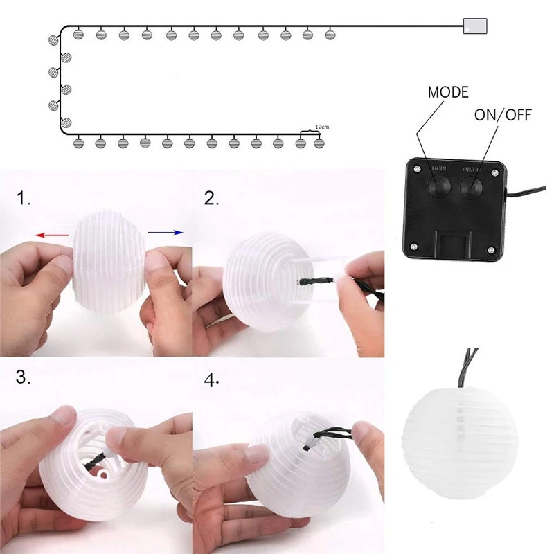 Лампа на солнечной батарее светодиодная Фонари строка огни мяч 10/20 светодиодный гирлянда на солнечной батарее уличная гирлянда Рождество освещение для украшения сада