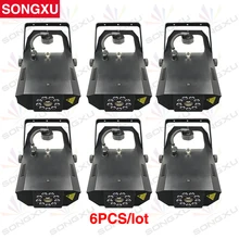 Songxu 6 шт./лот с фабрики 1200 Вт LED RGB 3in1 DMX дым машина/sx-fm1200