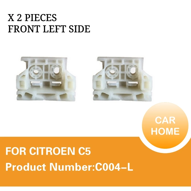 X2 PIECES CAR WINDOW PARTS FOR CITROEN C5 WINDOW REGULATOR REPAIR KIT FRONT LEFT SIDE ONWARDS
