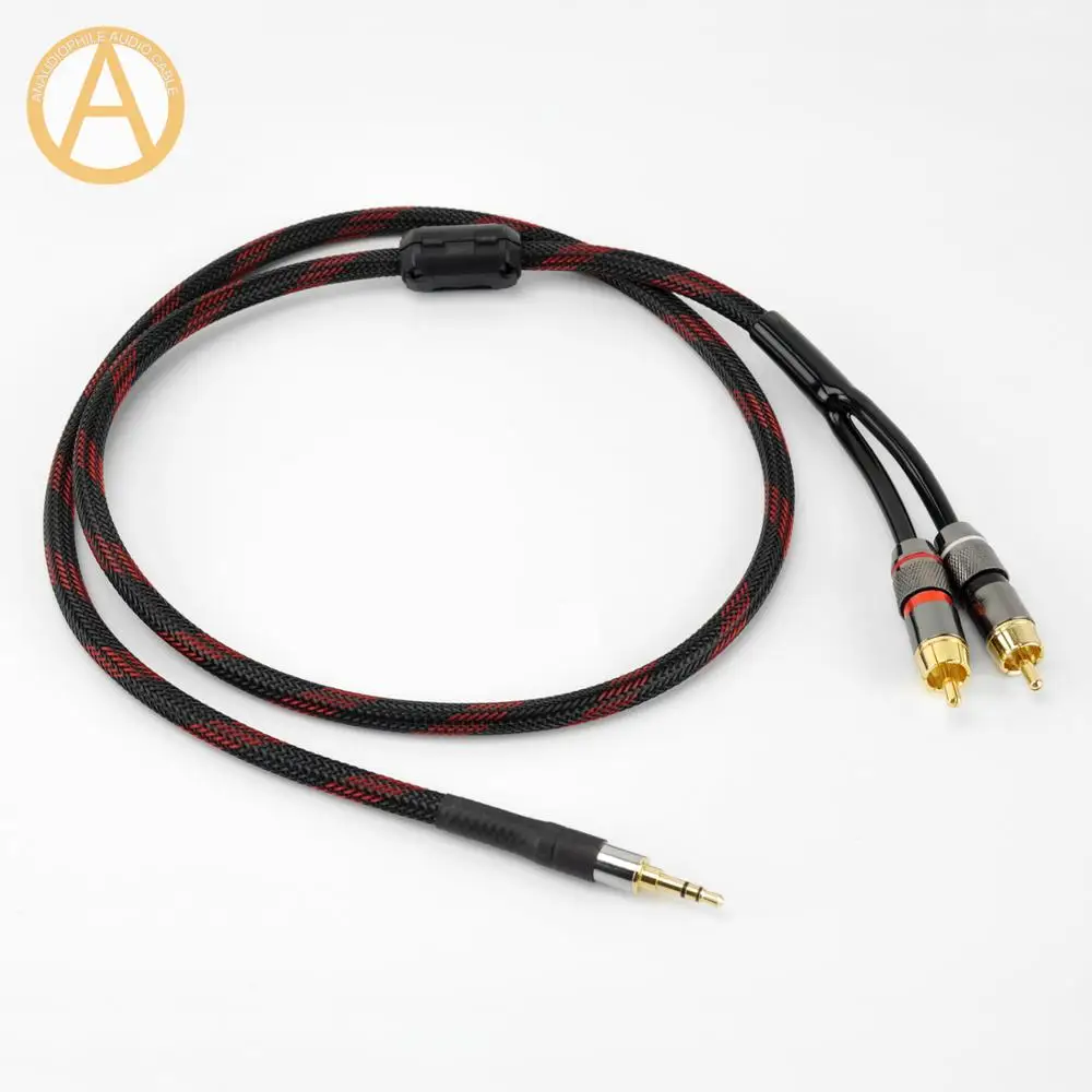 HIFI 3.5mm Jack To RCA Audio Cable Headphone Jack To Stereo RCA Cable Interconnect RCA Cable Mobile Phone Music Player Amplifier HIFI 3.5mm Jack To RCA Audio Cable Headphone Jack To Stereo RCA Cable Interconnect RCA Cable Mobile Phone Music Player Amplifier