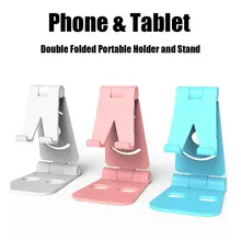 Soporte giratorio para teléfono móvil y tableta en 4 colores para iphone soporte Universal de escritorio para móvil soporte para mesa de soporte móvil