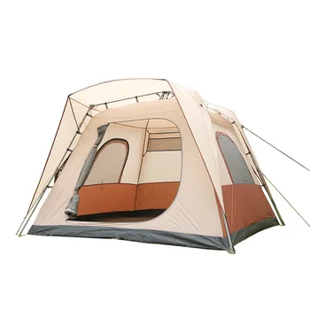 

Ultralarge 5-6 Person Automatic Breathable Double Layer Camping Tent Large Gazebo Sun Shelter