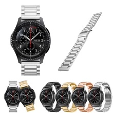 Нержавеющая сталь Смотреть Band Ссылка Браслет замена Meatal ремешок для samsung Шестерни S3 границы и Шестерни S3 классический Смарт часы