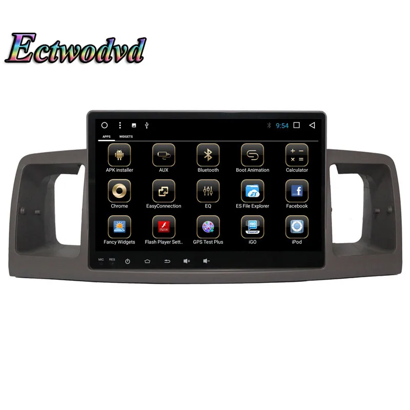 Ectwodvd Octa Core Android 8 1 4G Автомобильный мультимедийный dvd плеер для Toyota Corolla EX 2007 2008 2009 2010