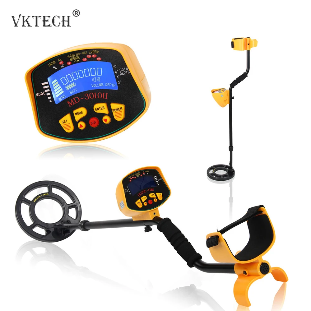 

Professional Metal Detector LCD Screen High Sensitivity Underground Deep Target Gold Treasure Hunter Seeking Tool Metal Detector