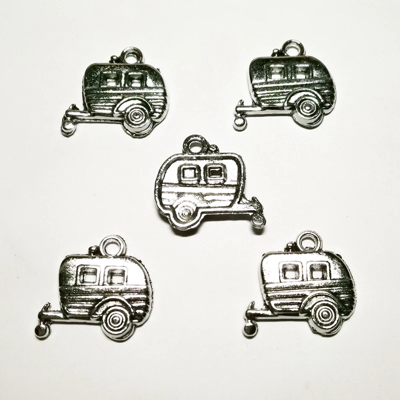 

New 10 Piece Charm Antique Silver Trailer Caravan 17 * 19mm Tibetan Silver Plated Pendant Antique Jewelry DIY Handmade Crafts