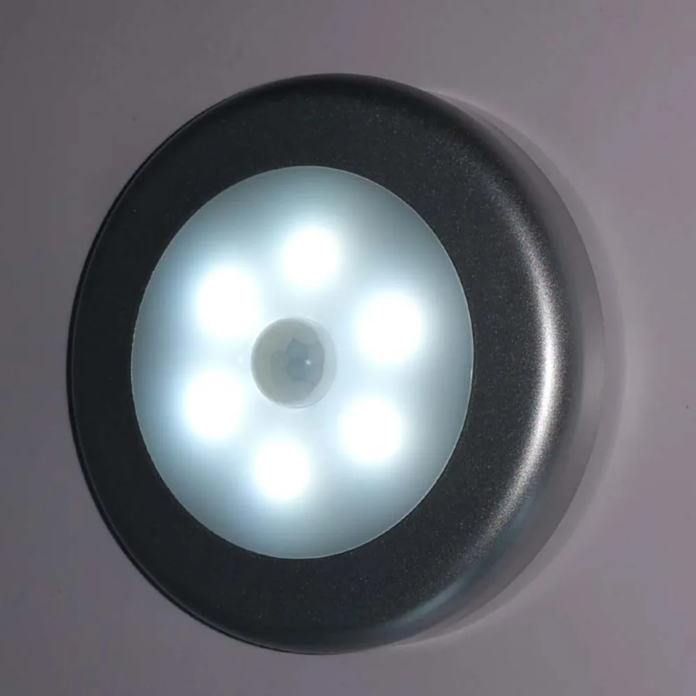 PIR датчик движения светодиодный Ночник светильник для человеческого тела индукционный Магнитный шкаф лестницы спальня настенный светильник