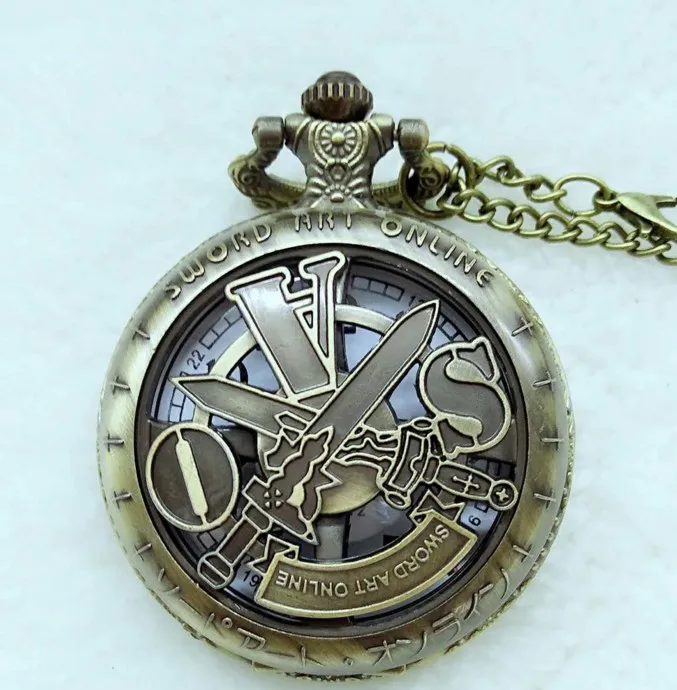 sword-art-online-theme-hollow-bronze-quartz-pocket-watch-with-necklace-chain-mens-boys-children-gift-watch