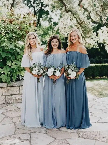 boho bridesmaid dresses with sleeves