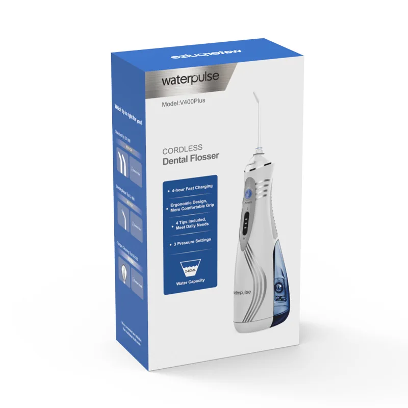 Ирригатор для полости рта Li Ion battry V400 Plus инструмент гигиены + 4 насадки ирригатор