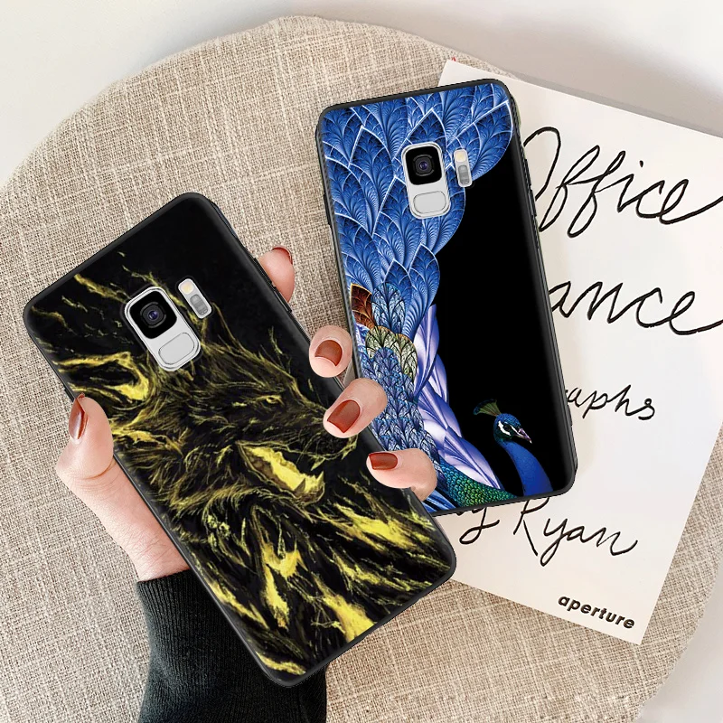 

Printed Pattern Capa For Samsung Galaxy A50 S10e S8 S9 S10 Plus S6 S7 Edge J4 J6 Plus 2018 J5 J6 J7 Prime 2015 J3 2017 2016 Case