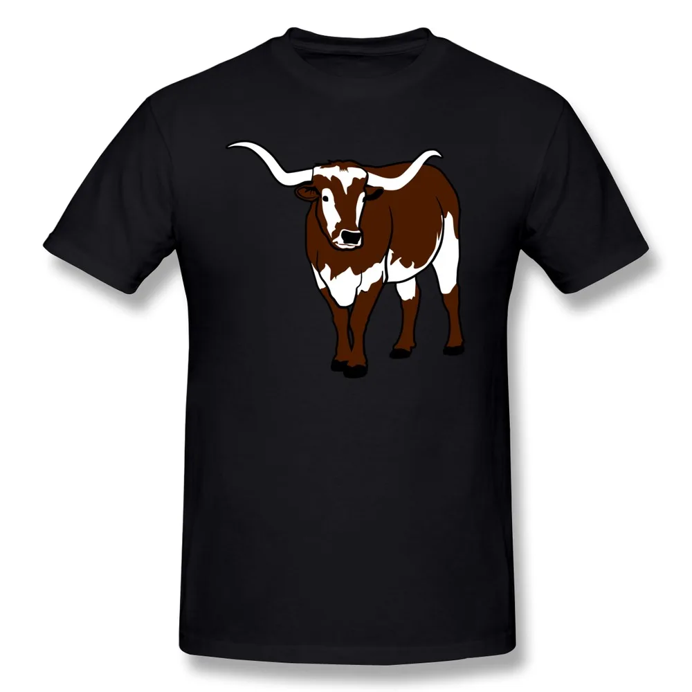 Customize Short Sleeve Men T Shirt Longhorn Cool Symbols 2014 | Мужская одежда