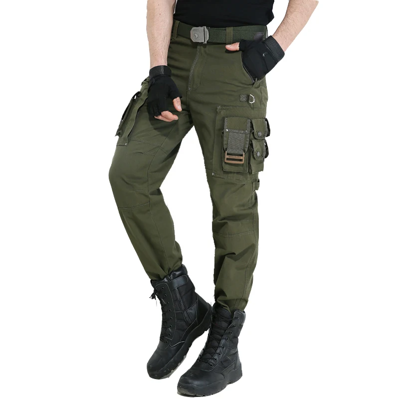 Американские военные тактические брюки карго мужские и женские повседневные хлопковые брюки с несколькими карманами мужские армейские тактические боевые брюки