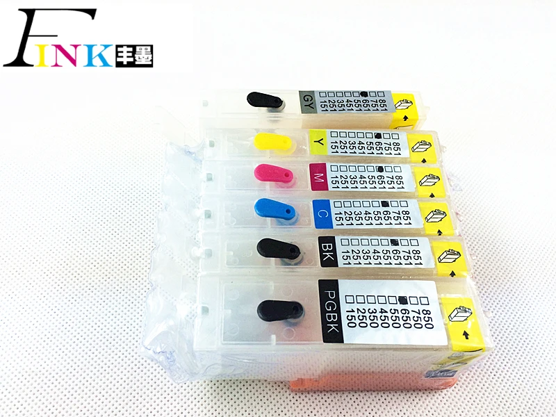 free shipping 10 set PGI 650 refill ink cartridge for Canon PIXMA MG6360 MG7160 IP8760 MG7560