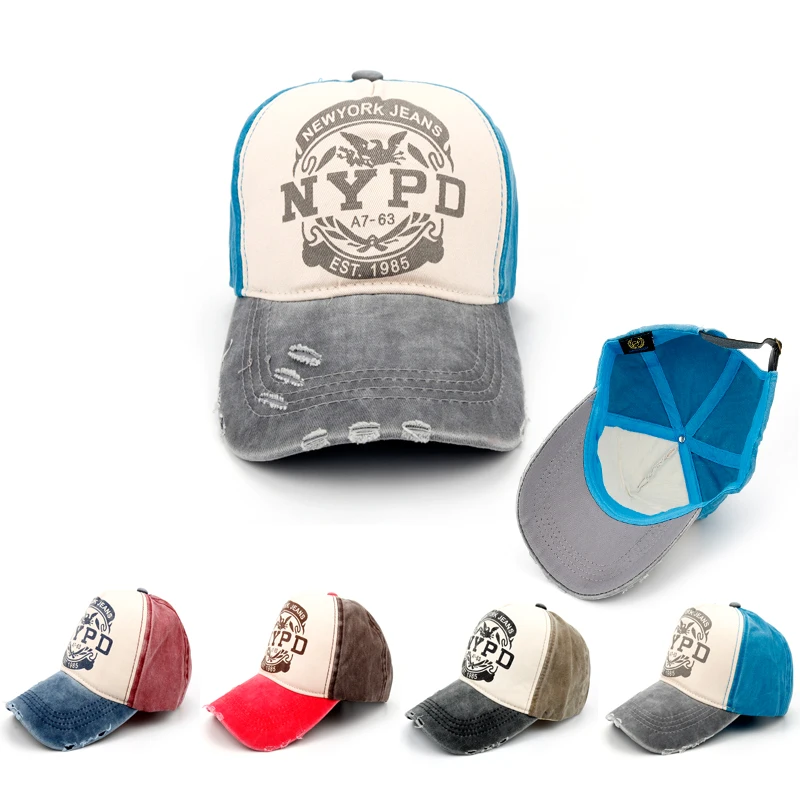 

Baseball Cap Casual NYPD Snapback Hats Unisex Adjustable Sun Hat