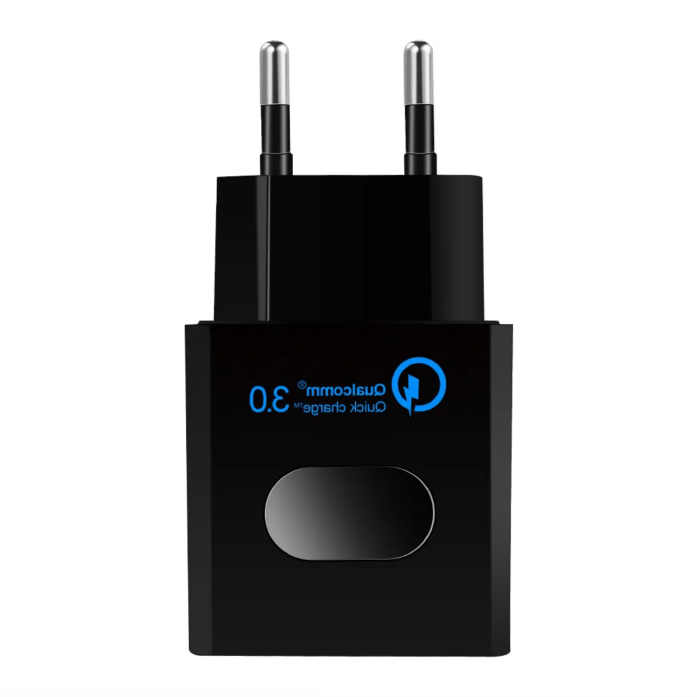 USB Charger Quick Charge 3.0 Fast Charger QC3.0 QC2.0 USB Adapter 18W Portable Wall Charger for Mobile Phone Chargers 10