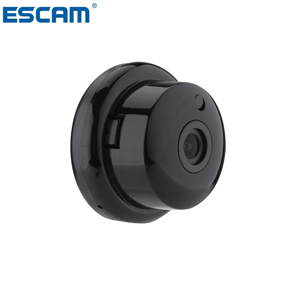 

NEW Escam Button Q6 1MP wireless mini camera ONVIF 2.4.2 support Mobile view motion detector and Email alarm up to 128G SD card