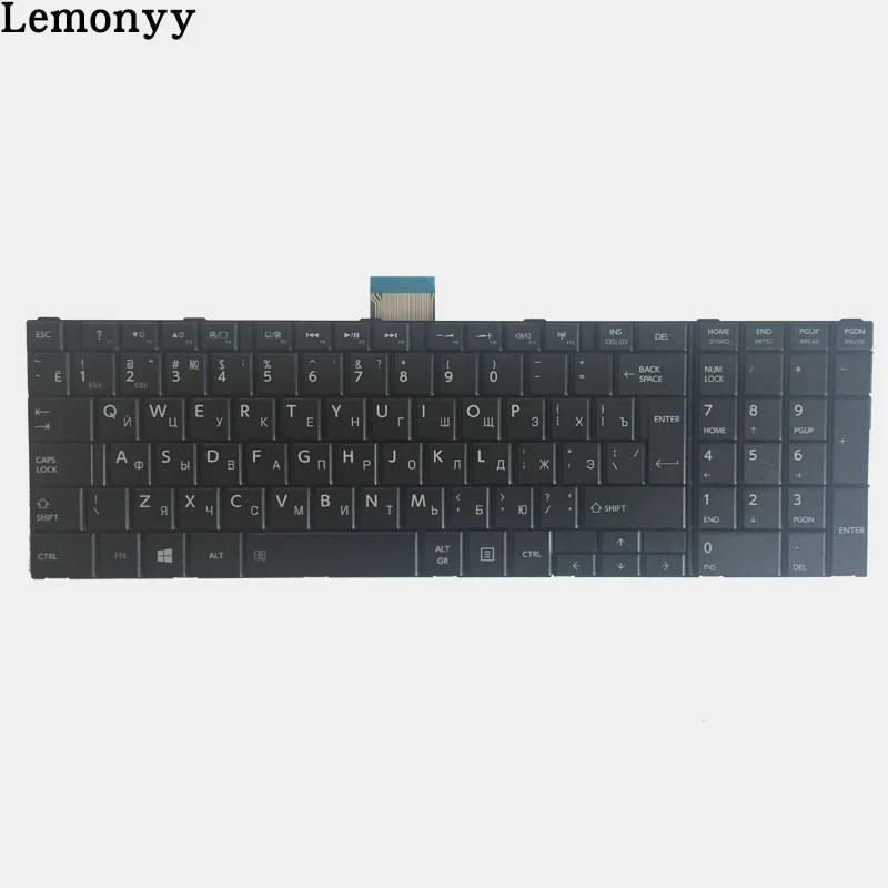 Русской клавиатуры для ноутбука TOSHIBA C850 C855D C850D C855 C870 C870D C875 L875 L850 L850D L855 L855D L870 L950 L950D L955 L955D Клавиатура ноутбука