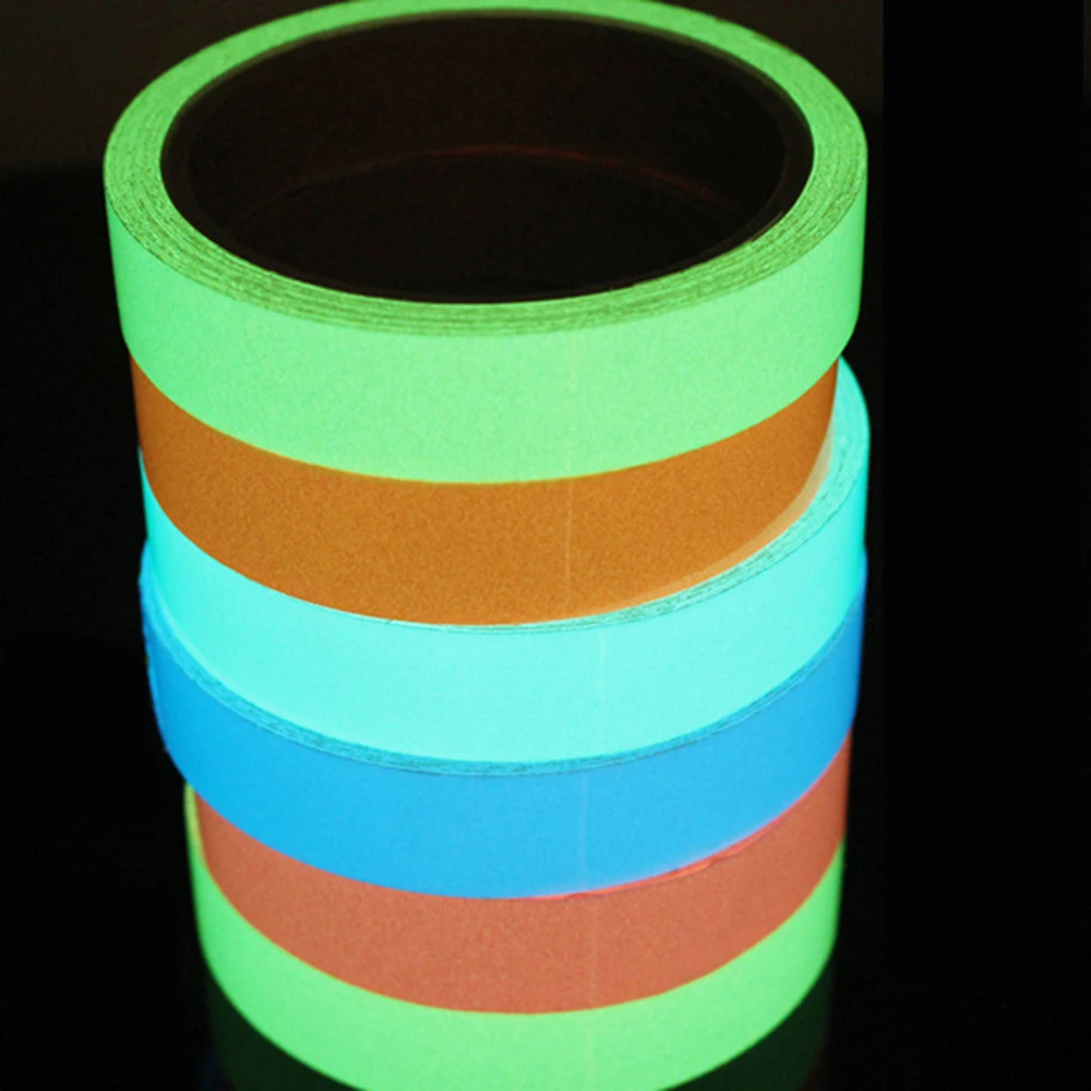 

Warning Luminescent Tape Creative Night-light Stage Reflective Glow Tape Removable Luminous Fluorescent Glowing Tape Sticker
