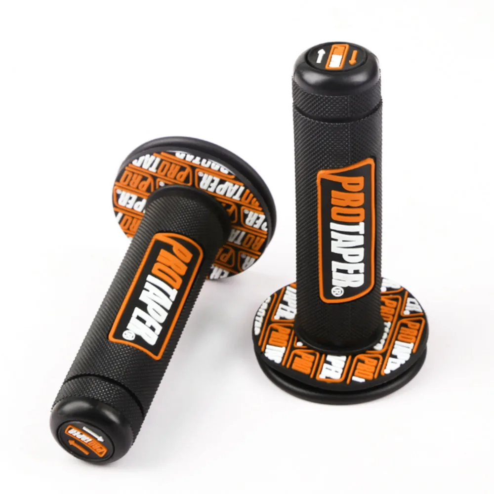 

Motorcycle Hand Grip Refit Motocross Handlebar Grip Rubber 22mm-24mm Antiskid Dirty Cafe Racer for 7/8 Motorcycle Handlebars