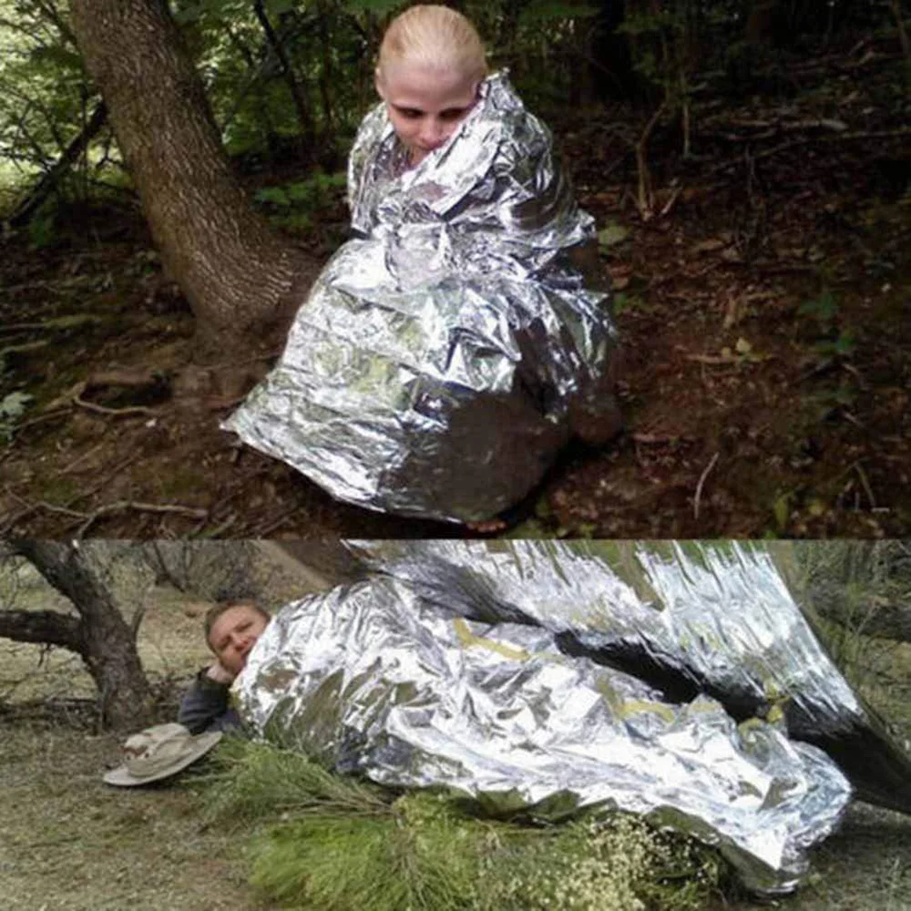

Portable Beach Mat Outdoor Emergency Survival Rescue Picnic Blanket Thermal First Aid Blanket Camp Mattress Sleeping Pad 210x130