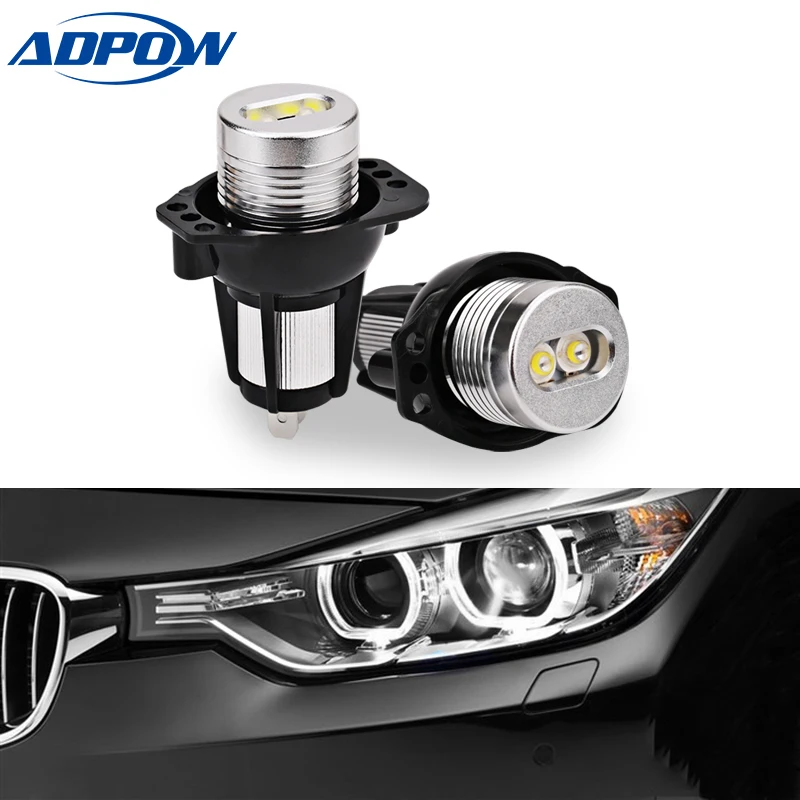 1Pair For BMW E90 Sedan/Saloon 03.2005 09.2008 White 6000k Led Angel