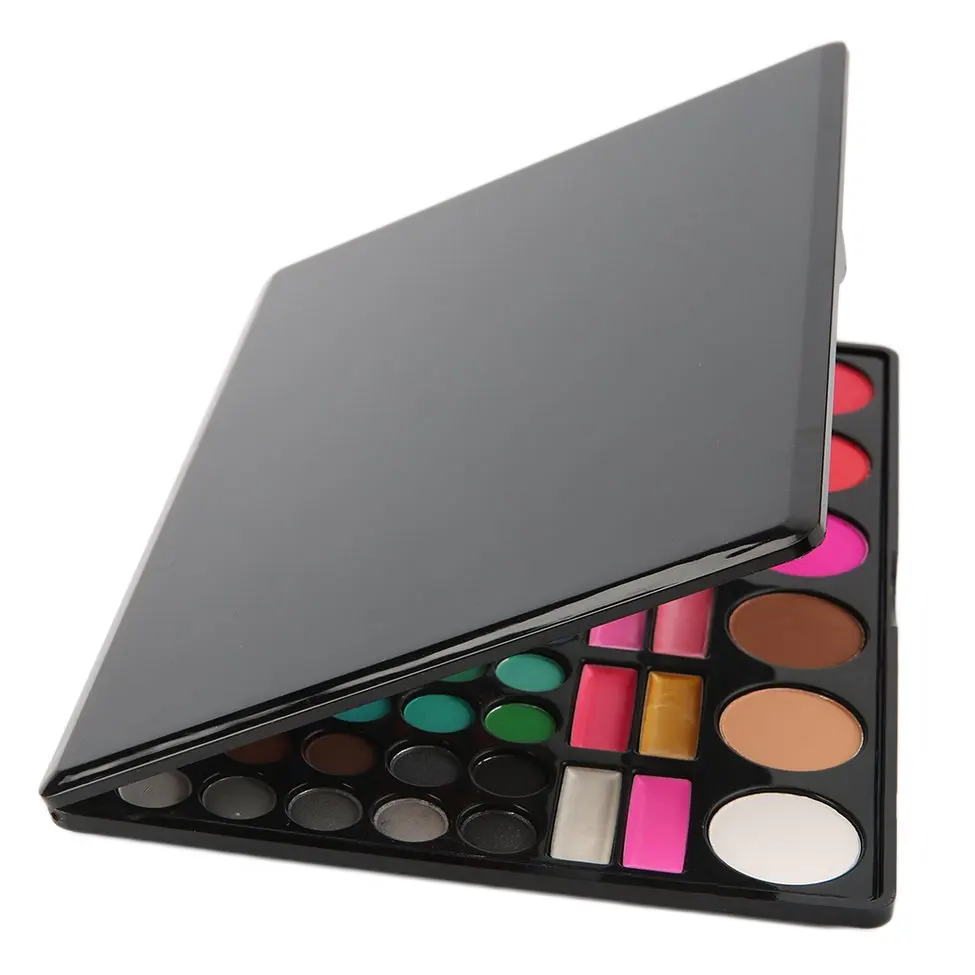 

10Pcs 78 Colors Eye Shadow Cosmetic Make up Palette Lipgloss Mirror Blush Kit Set