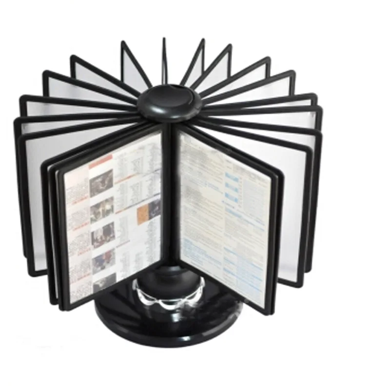 A5pageflippageofficedisplayrackblackdisplaystand20sleeves40