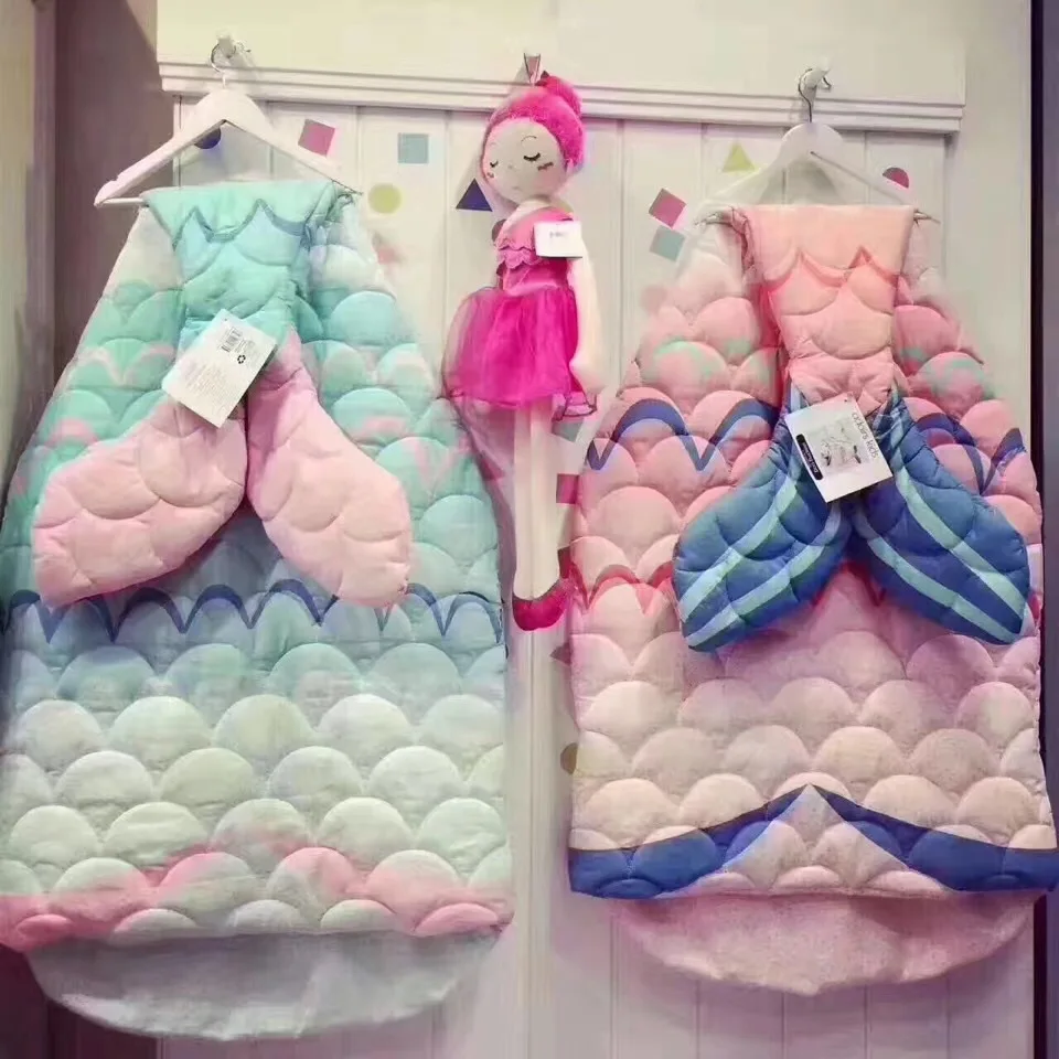 Зимние спальные мешки детский конверт для коляски детский спальный мешок хвост русалки детское одеяло