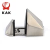 KAK Zinc Alloy Adjustable Glass Shelf Holder Glass Clamps Shelf Support Bracket Chrome Alloy Shelf Holder Glass Shelf Bracket ► Photo 3/6