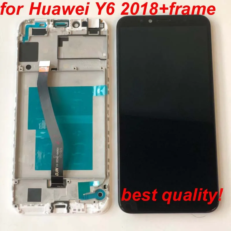 5,7 ''для huawei Y6 Y6 Prime ATU-LX1/ATU-L21 ATU-L31 ЖК-дисплей+ кодирующий преобразователь сенсорного экрана в сборе+ рамка