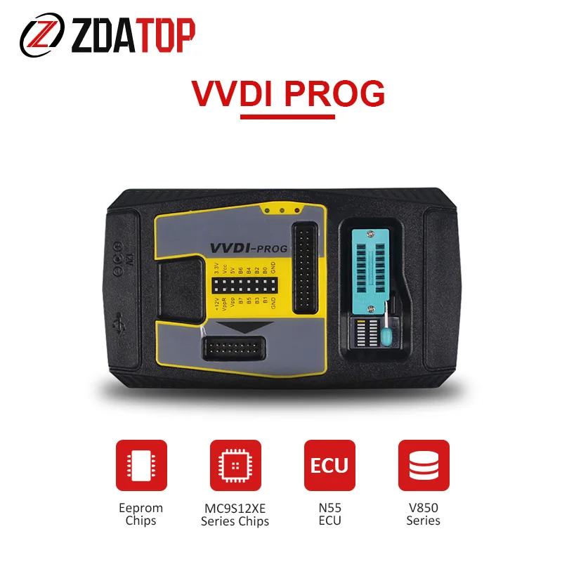 

Original Xhorse VVDI PROG Programmer V4.8.3 VVDIPROG Auto Diangnostic-tool Program For BMW Support Update and Multi-languages