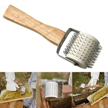 Пчеловодство соты экстрактор Uncapping нержавеющей стали иглы ролика грабли 669