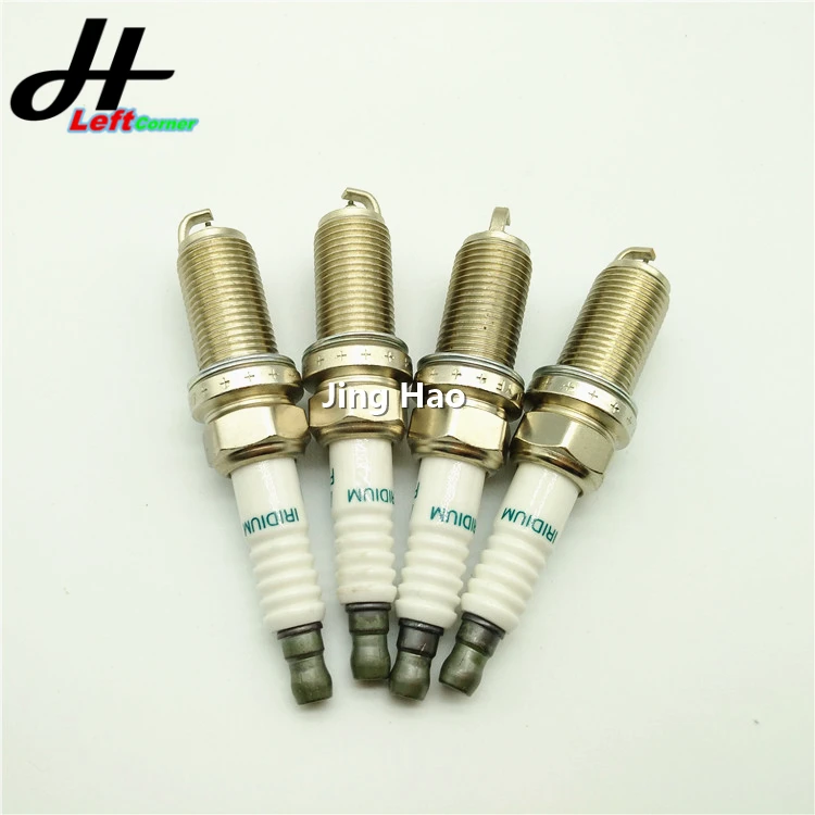 Left corner 4Pcs High Power Spark Plug 90919 01247 FK20HR11 For Toyota