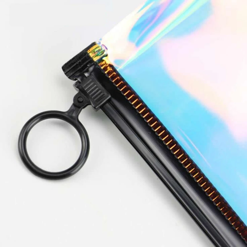 Fashion Paillette Transparent Cosmetic Bag Travel Zipper Make Up Case Organizer Storage Makeup Pouch Toiletry Beauty Wash Kit