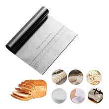 1 шт. скребок для теста для пиццы из нержавеющей стали резак инструменты для выпекания помадка украшения торта инструменты кухонные аксессуары