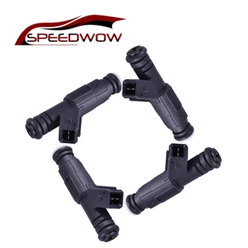 

Speedwow 4pcs High Impedance 500cc Fuel Injector Fuel Spray Nozzle For VW Audi Ford 500cc 1.8T Turbo 2.3L EV1