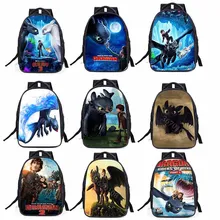 How to Train Your Dragon 3 Toothless light Fury Anime Night Fury Primary school student Backpack Big capacity burden backpack