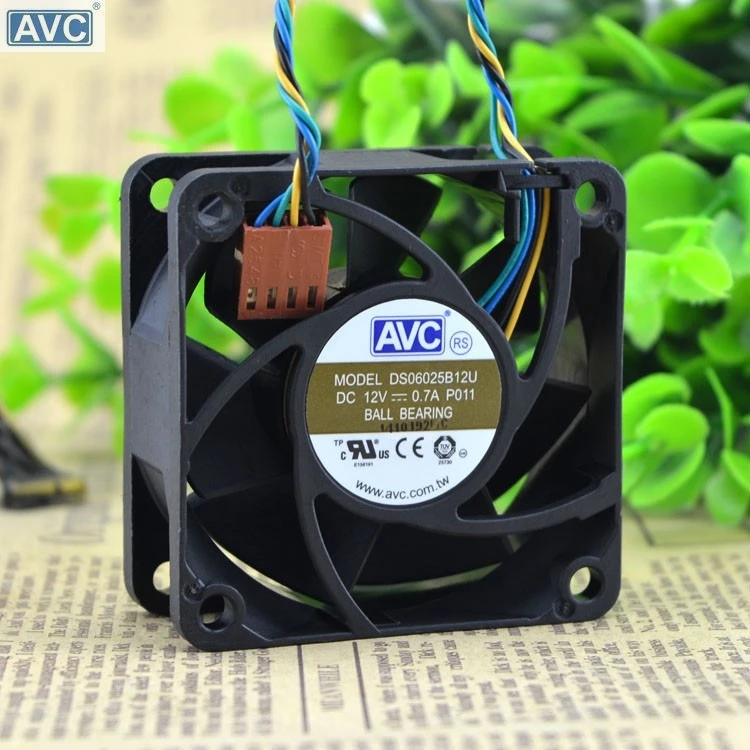 Вентилятор охлаждения для сервера AVC DS06025B12U P011 60 мм 6 см постоянный ток 12 В 0 70a 5200