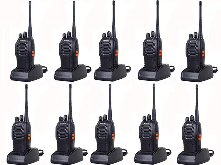 2pcs Walkie Talkie Radio BaoFengBF-888S 5W Portable Ham CB Radio Two Way Handheld HF Transceiver Interphone bf-888s (4)