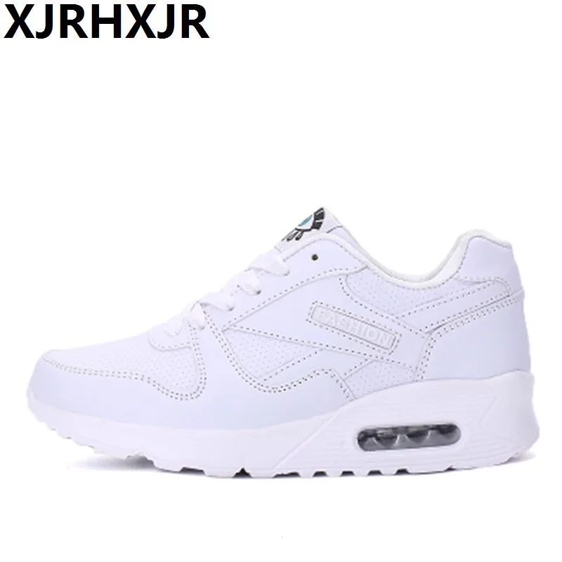 

XJRHXJR Summer Autumn Casual Shoes Woman Fashion Lace Up Comfort Wakling Shoes Ladies Sneakers 5colors Popular Shoes Size 35-40