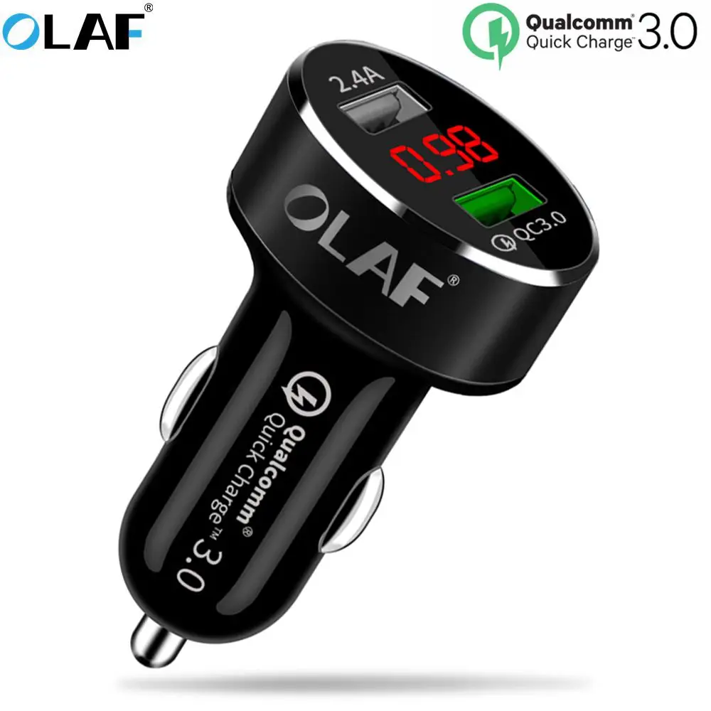 أولاف سيارة شاحن يو اس بي سريعة تهمة 3.0 2.0 الهاتف المحمول شاحن 2 منفذ USB سريع سيارة شاحن سامسونج S10 S9 شياو mi mi 9 هواوي أولاف سيارة شاحن يو اس بي سريعة تهمة 3.0 2.0 الهاتف المحمول شاحن 2 منفذ USB سريع سيارة شاحن سامسونج S10 S9 شياو mi mi 9 هواوي