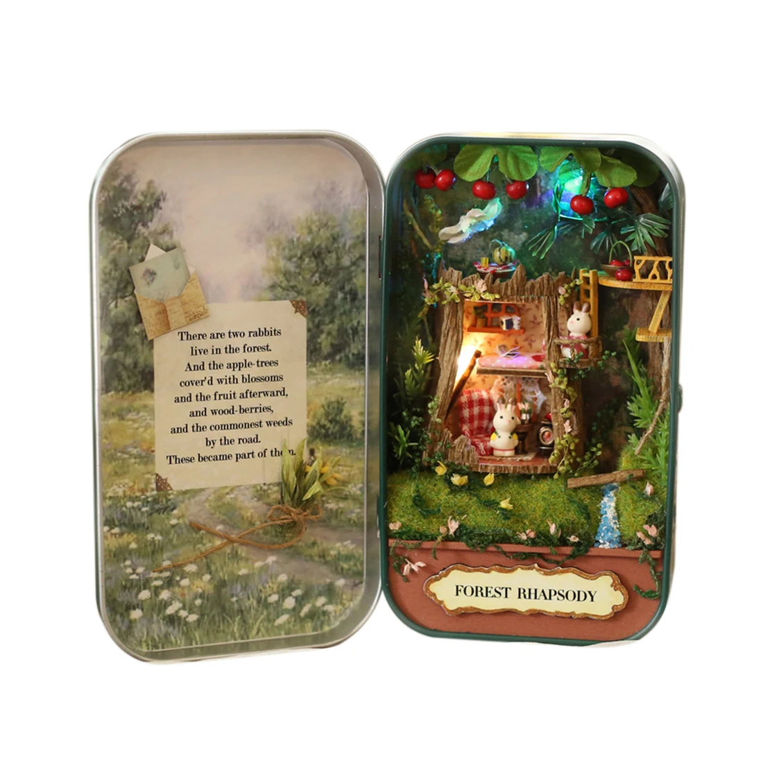 

Interesting House Forest Show 3D Assembling DIY Household Creative Room 3D DIY Family Doll House Dolls Accessories Toy