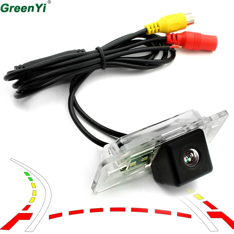 

GreenYi Reversing Trajectory Tracks Vehicle Camera Night Vision Car Rear View Back Up Reverse Parking Camera For BMW E39 E46